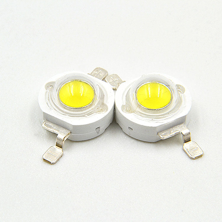 LED 1W Wattage Copper Stent 100pcs a lot TRUE POWER LED 30MIL LED Lamp LED Bulb Chip Flashlight For Spot Light Downlight Light