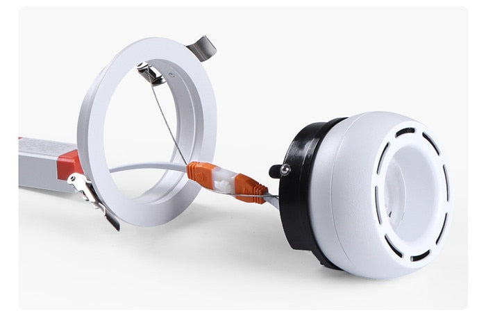 Dimmable Embedded Retractable LED COB Ceiling 7W 15w 20W 24W AC85-265V Adjustable 360 Degree LED Trunk Downlight Home Lighting