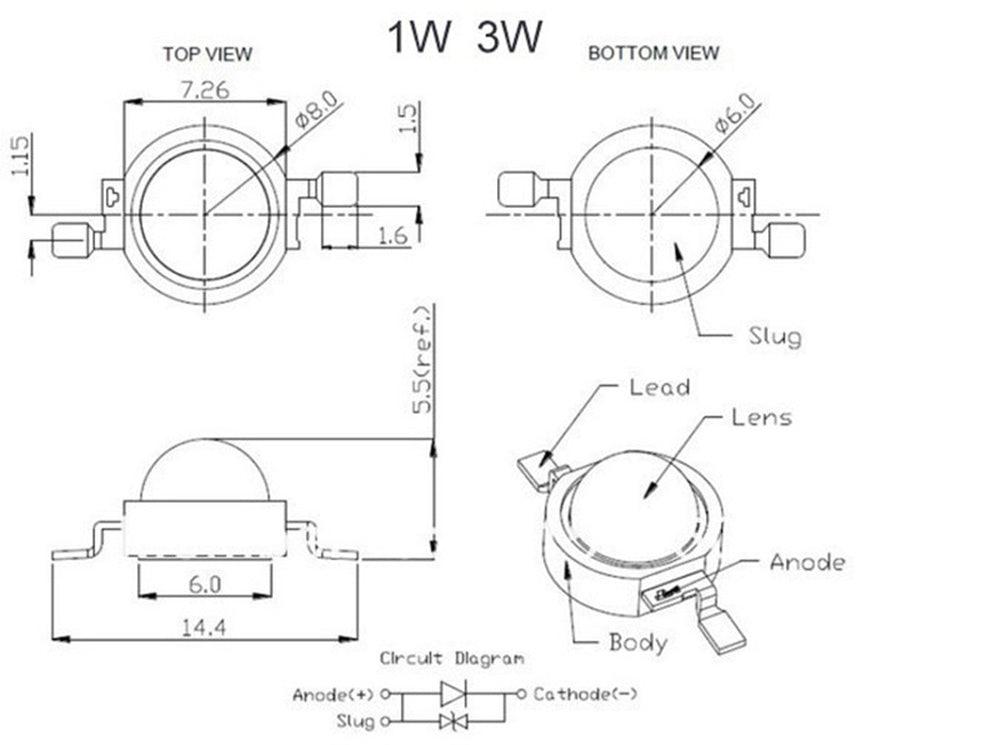10-1000Pcs LED COB Lamp Chip 1W 3W 3.2-3.6V Input 100-220LM Mini LED Bulb Diode SMD For DIY LED Floodlight Spotlight Downlight - LED Lights For Sale : Affordable LED Solutions : Wholesale Prices