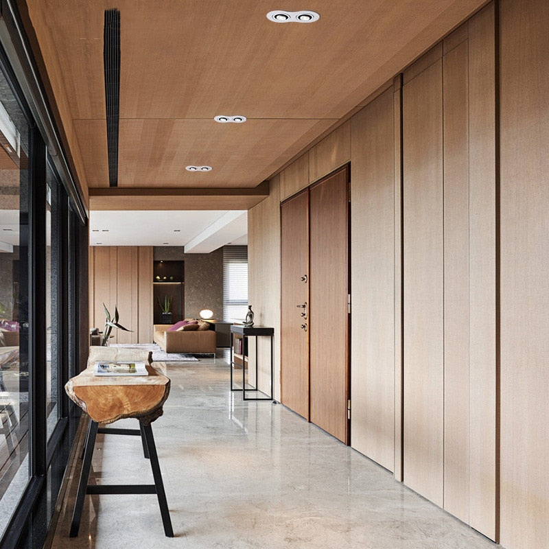 Dimmable Recessed Round LED Downlights AC85-265V 5w 7w 12w 18w 24w COB Ceiling Warm/Cold White Wash Wall Light RA90