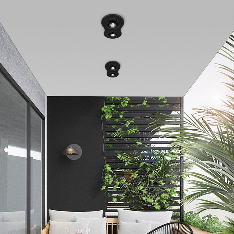 Dimmable Recessed Round LED Downlights AC85-265V 5w 7w 12w 18w 24w COB Ceiling Warm/Cold White Wash Wall Light RA90