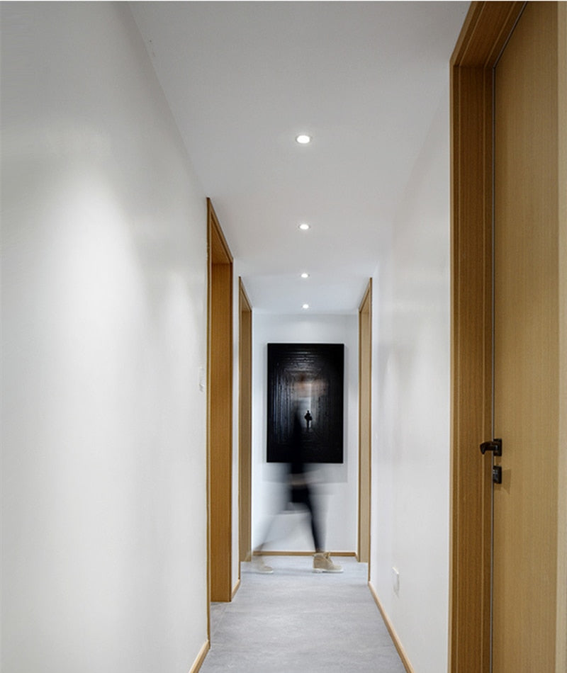 Dimmable Recessed LED Downlights 5W 7W 9W 12W 15W 18W COB LED Ceiling Spotlights ac110V~220V LED Ceiling Lamps Indoor Lighting