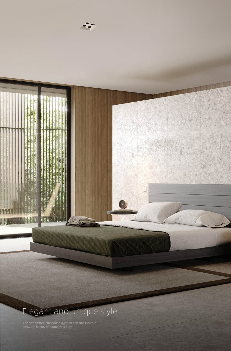 Aisilan LED Recessed Square Four-head Ceiling Plaster Spotlight Embedded Gypsum Downlight 28W Home For Indoor Living room Bedroom