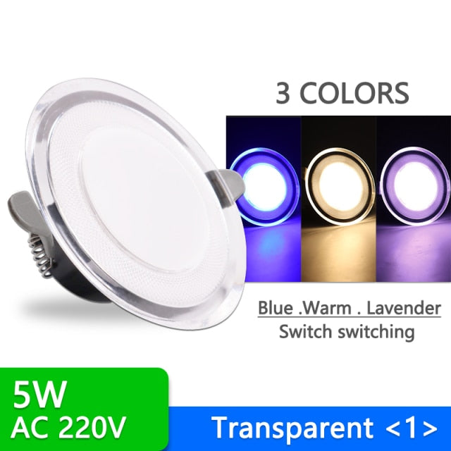 led Downlight 3w 5w 10Pcs spot led light 3000k 4500K 6000K AC 220V-240V Downlight Kitchen living room Indoor recessed lighting