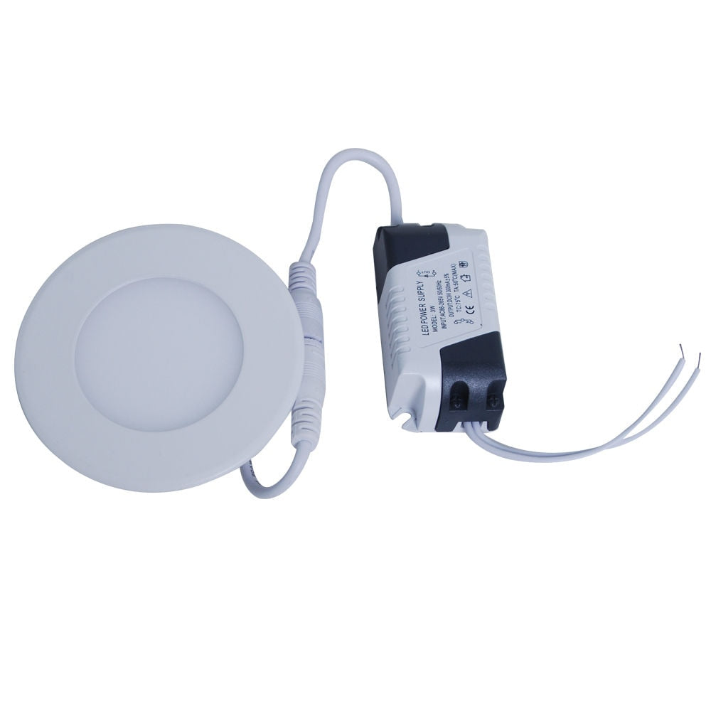 Ultra thin LED Panel Light SMD2835 3W 4W 6W 9W 12W 15W 18W 10X AC 85-265V Round Lighting LED Downlight