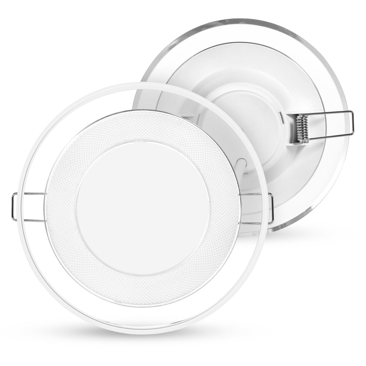 LED Ceiling Light Recessed Ceiling Light No-Flicker 500LM LED Downlight Round Lighting for Bedrooms Offices Restaurants Shopping