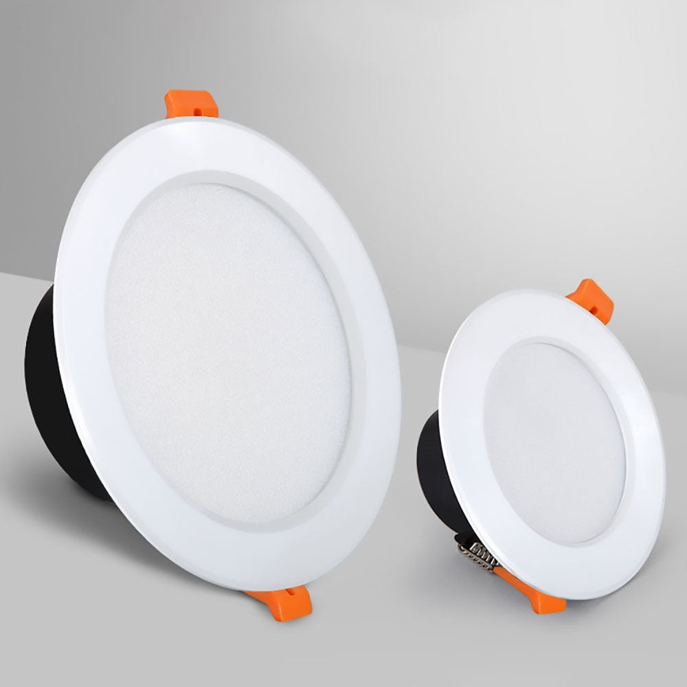 QIUBOSS 10 Pcs LED Downlights Recessed 220V LED Ceiling Lights Kitchen 3W 5W 7W LED Spot Lights 6 Inch Lighting Lamps for Indoor