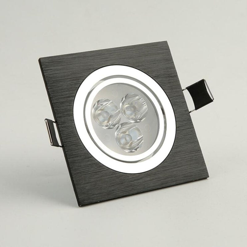 Dimmable Square LED Recessed Downlights COB LED Ceiling Lamp Spot Lights 9W/15W/18W/21W/30W/42W AC85~265V Room Lamps