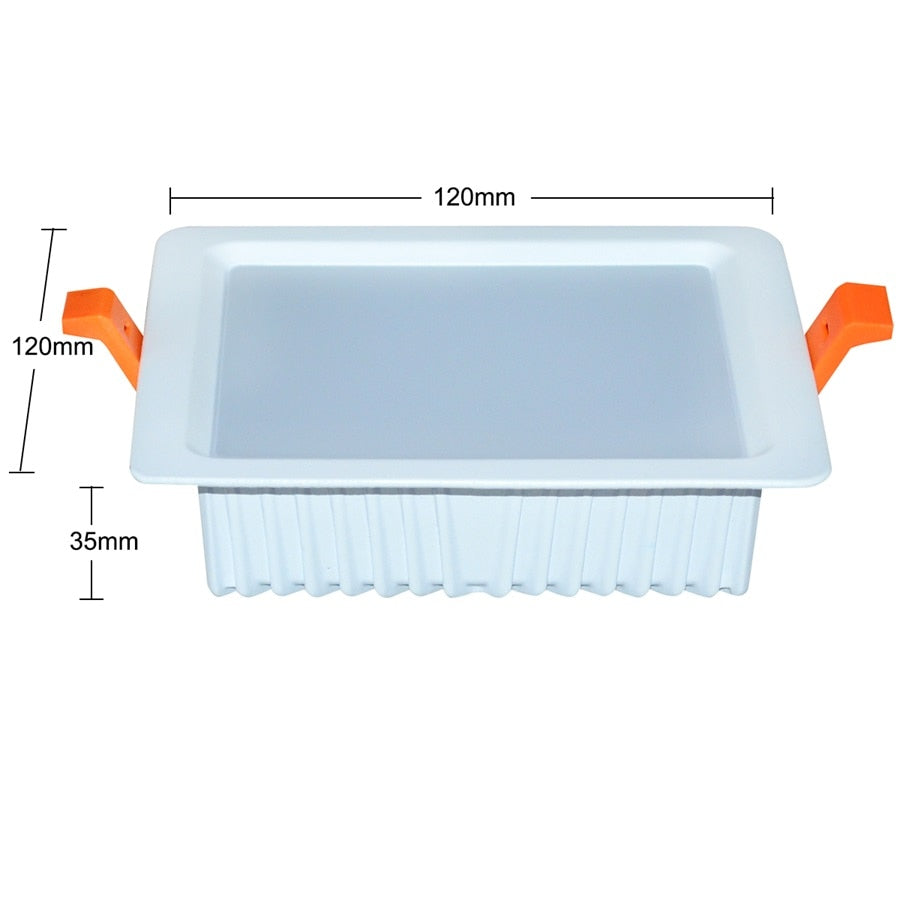 Milight 9W Square 12W LED Downlight Panel Dimmable RGB CCT AC85-265V Round Recessed LED Downlights Indoor Bed Room Lighting