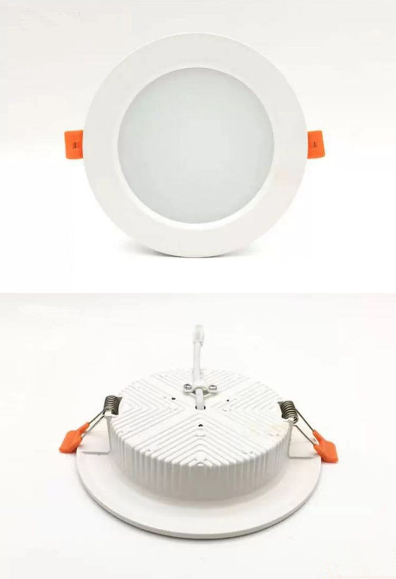 DC 12V LED downlight ceiling light spotlight 3W 7W 9W 12W recessed grille ultra-thin downlight round black white