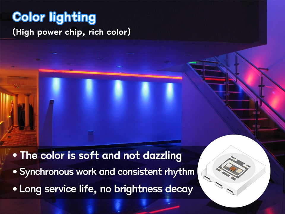 Ceiling Lamp Bluetooth-Compatible 4Pack RGB Dimmable Downlight Colorful Spot LED Recessed Round Light Smart Home Luminaire 220V