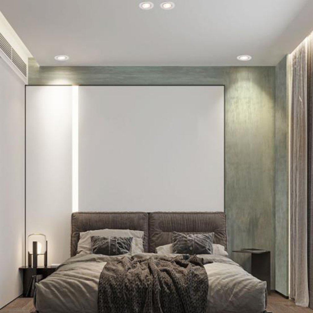 LED Downlight Recessed Round Ceiling Lamp For Living Room Background Wall Downlight CRI Detachable Spotlight Interior Lighting