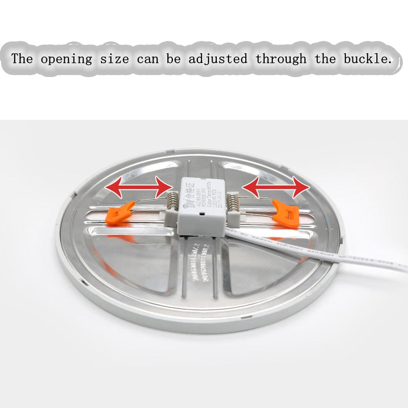 LED ultra-thin dimmable embedded downlight 6w/8w/15w/20w round AC85-265v
