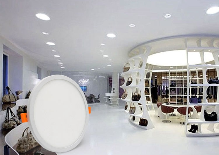 LED ultra-thin dimmable embedded downlight 6w/8w/15w/20w round AC85-265v