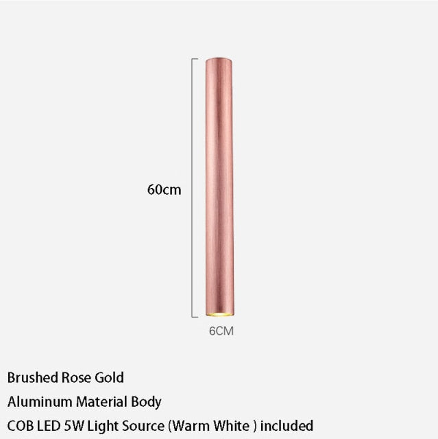 Led Downlight Long Tube Surface Mounted Led Spot Modern Aluminum Spot Light Indoor Living Room Kitchen Store Office Ceiling Lamp