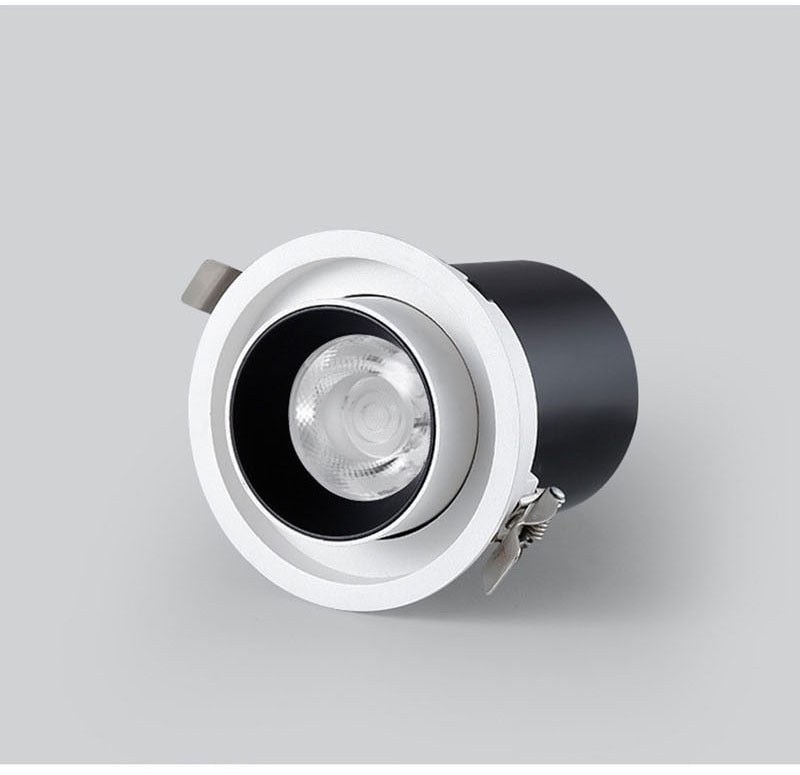 QIUBOSS Recessed LED Downlights 220V for Living Room Dimmable Led Spotlights COB Ceiling Lamps 10W 20W LIghting Light for Indoor