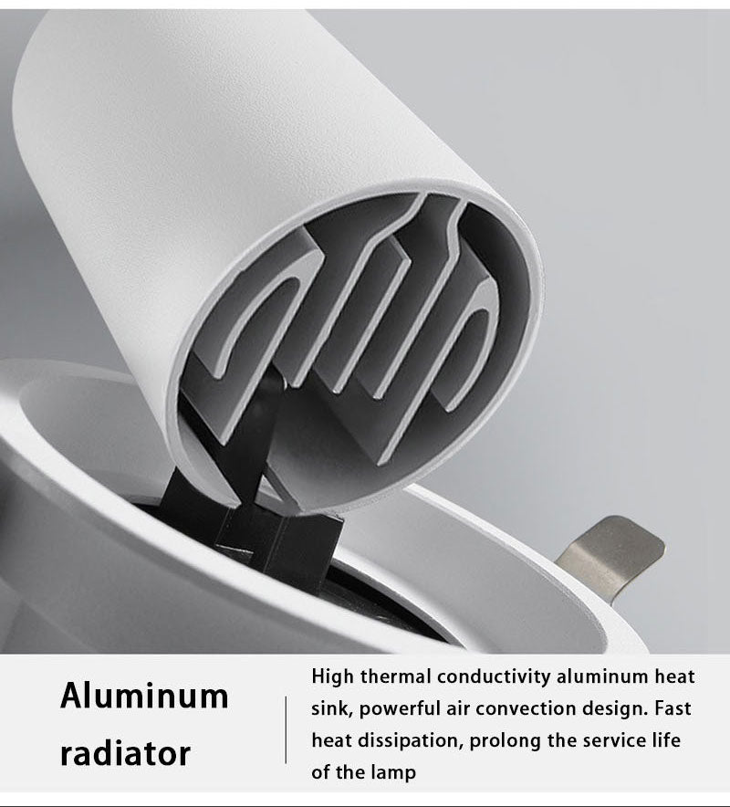 QIUBOSS Recessed LED Downlights 220V for Living Room Dimmable Led Spotlights COB Ceiling Lamps 10W 20W LIghting Light for Indoor