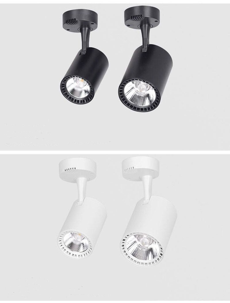 7w 10w 15w 20w 30w LED spotlight downlight surface mounted COB ceiling light spotlight clothing store showroom