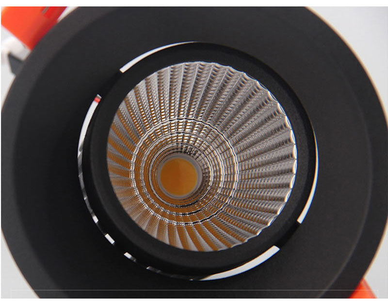 QIUBOSS Dimmable LED Downlights 220V for Living Room Recessed LED Spotlights 7W 15W COB Ceiling Lights Lamp for Bedroom Kitchen