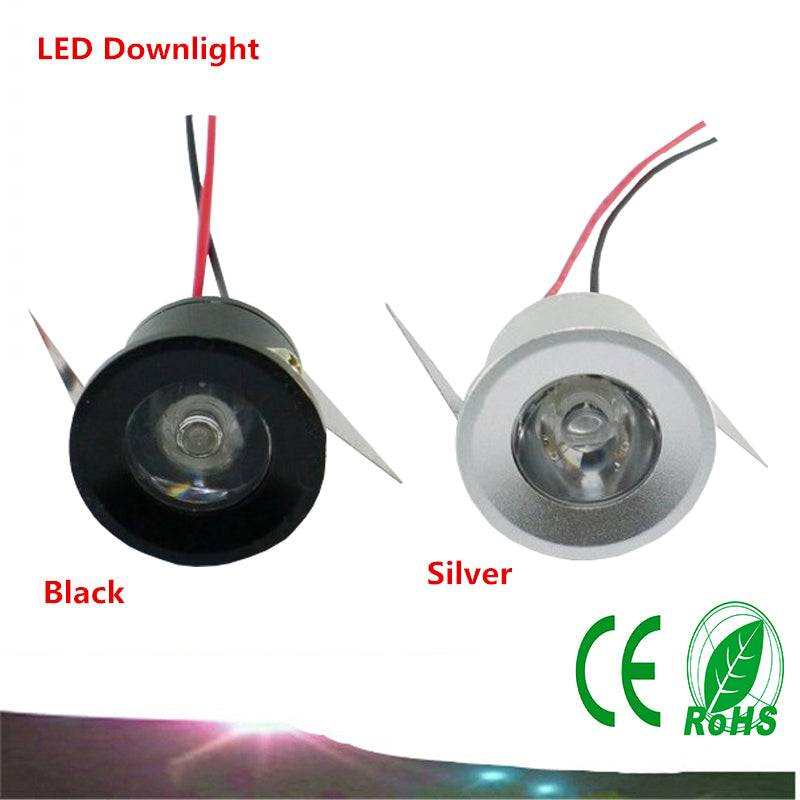 High quality LED downlight 1W 3W 10PCS LED light AC85-265V LED Bulb lamp Warm white / White