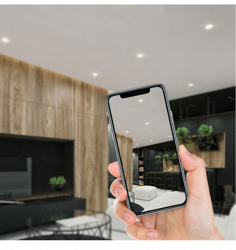 QIUBOSS Recessed LED Downlights 220V for Living Room Ultra-thin LED Wall Lights 7W 15W Ceiling Lamp for the Kitchen Bedroom Hall