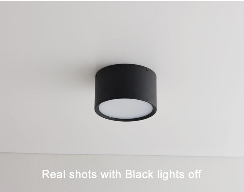 Nordic Surface Mounted Downlight Led Ceiling Light Home Living Room Round Simple Modern Xuanguang Aisle Lighting Corridor Light