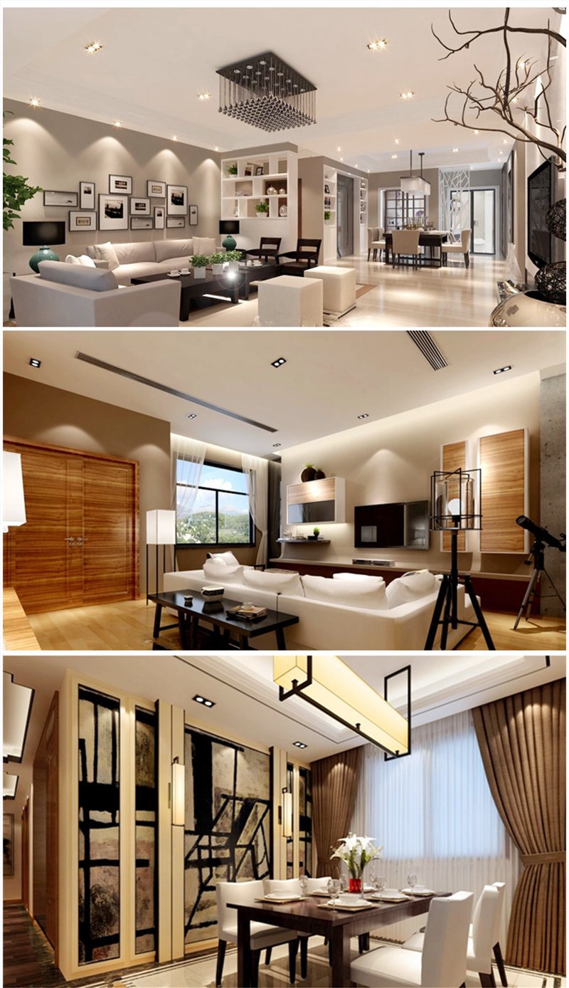 Square double led Ceiling dimmable Epistar 12W/20W/28W LED ceiling lamp Recessed Spot light AC110V-220V home renovation