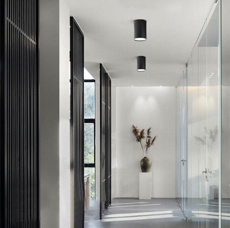 Dimmable Surface Mounted Aluminum LED Downlights 7W 9W 12W 15W 18W 24W SMD5730 Chip COB Ceiling Spot Lights AC85~265V