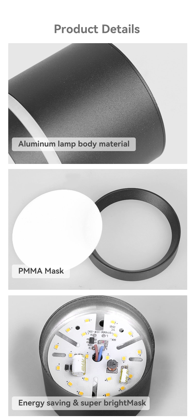 Led Downlight 220V Ceiling Spot Light Foldable Spotlight 5W 10W 15W Spot Led Down Lamp Home Room Kitchen Store Indoor Lighting