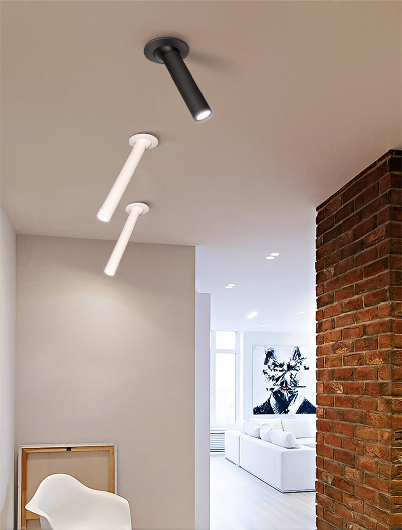 Dimmable LED ceiling spotlight 9W 12W 15W embedded ceiling lamp 110V 220V indoor lighting kitchen home improvement store lighting