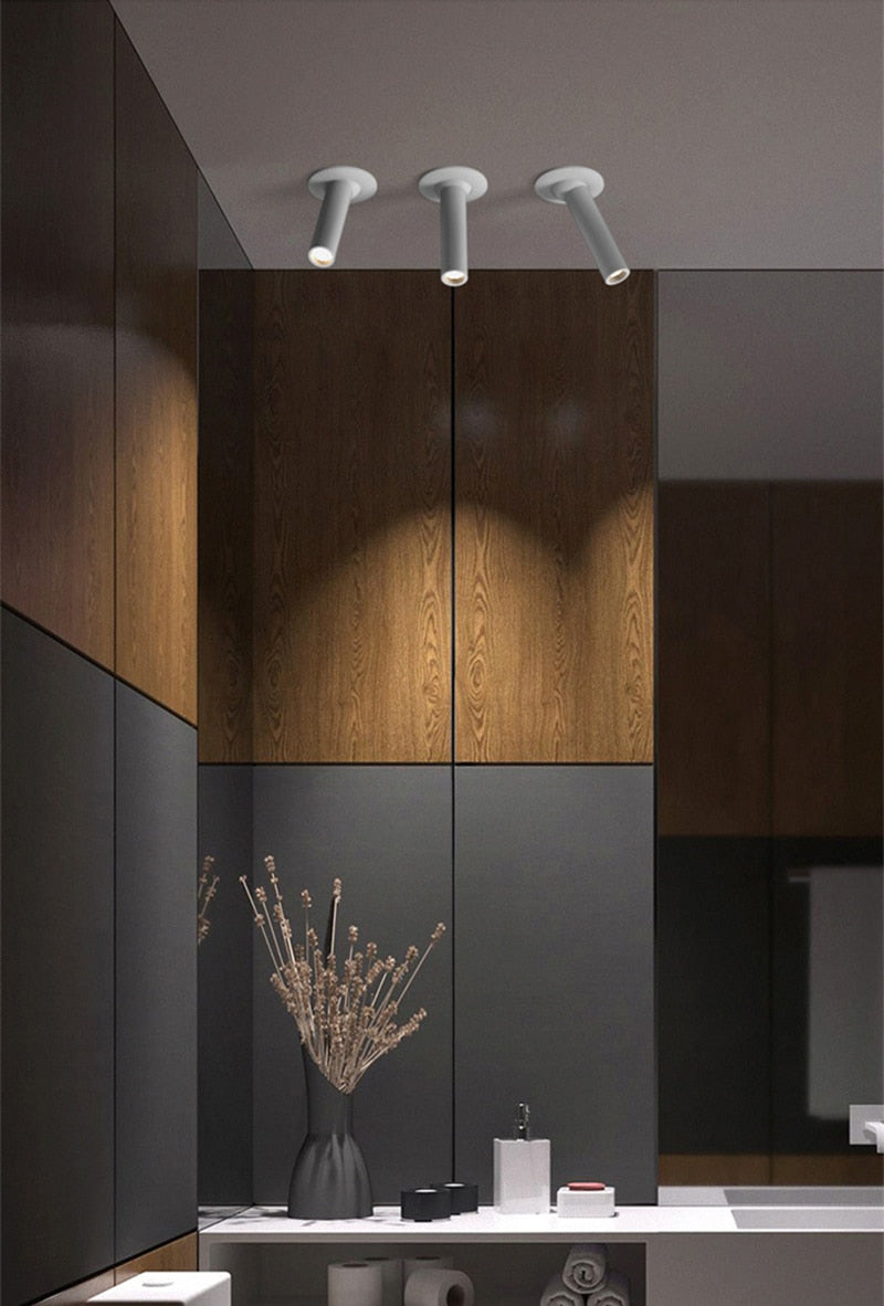 Dimmable LED ceiling spotlight 9W 12W 15W embedded ceiling lamp 110V 220V indoor lighting kitchen home improvement store lighting