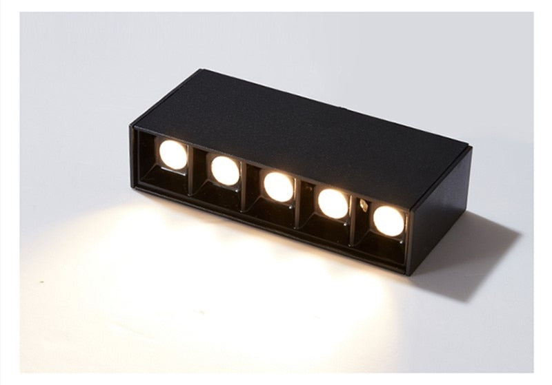 Surface mounted dimmable LED downlight spotlight 10W/20W/30W line light bar creative line long living room corridor light