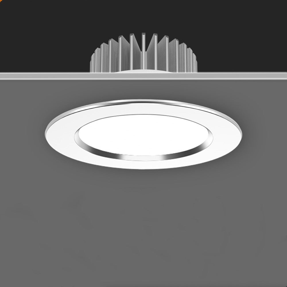 Round Recessed LED Downlight Dimmable 5W 7W 10W 12W LED Ceiling Spot Lights AC85-265V Ceiling Lamp with led driver