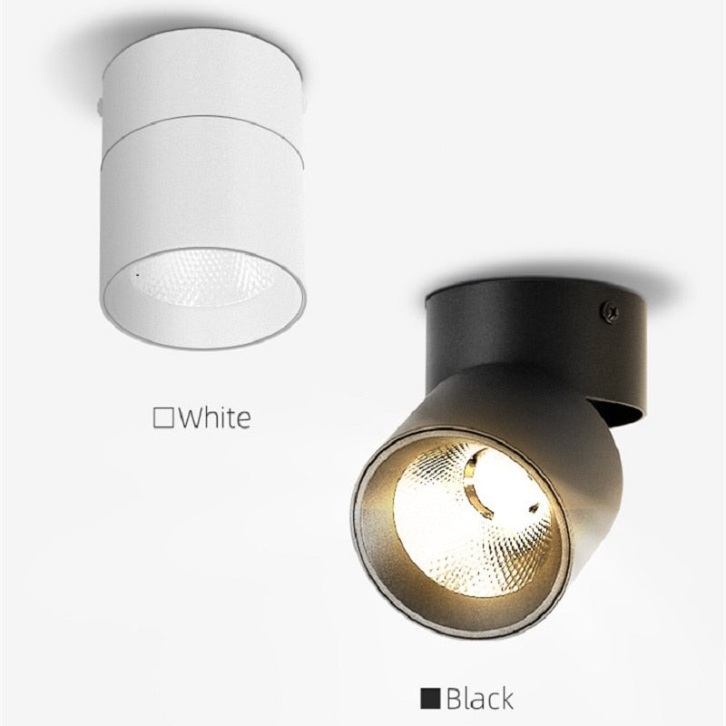 Led Down Light Foldable Spot LED Downlights Spotlight Lights 220V Ceiling 10/15/25W Surface Mounted Lamp Kitchen Indoor Lighti