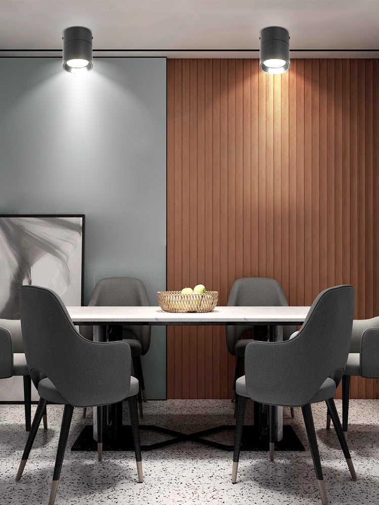 Led Down Light Foldable Spot LED Downlights Spotlight Lights 220V Ceiling 10/15/25W Surface Mounted Lamp Kitchen Indoor Lighti