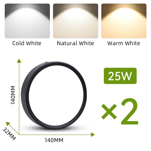 Led Down Light Foldable Spot LED Downlights Spotlight Lights 220V Ceiling 10/15/25W Surface Mounted Lamp Kitchen Indoor Lighti