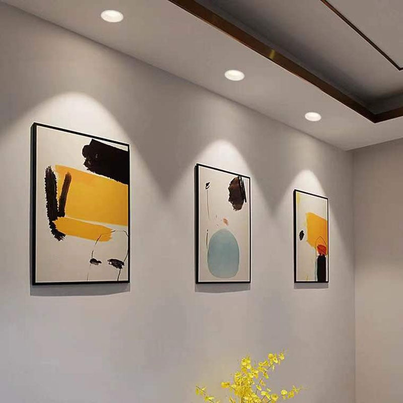 New Deep Hidden Anti-glare Dimmable LED Downlight Ceiling Light Spotlight 5W 7W 9W 12W 15W 18W Embedded LED Ceiling Light