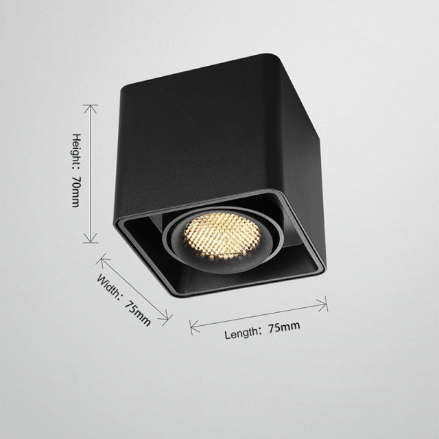 FLKL LED Downlight Ceiling Spotlights Living Lamp Nordic Lighting For Kitchen Aisle Spot Light Surface Mounted AC90-250V