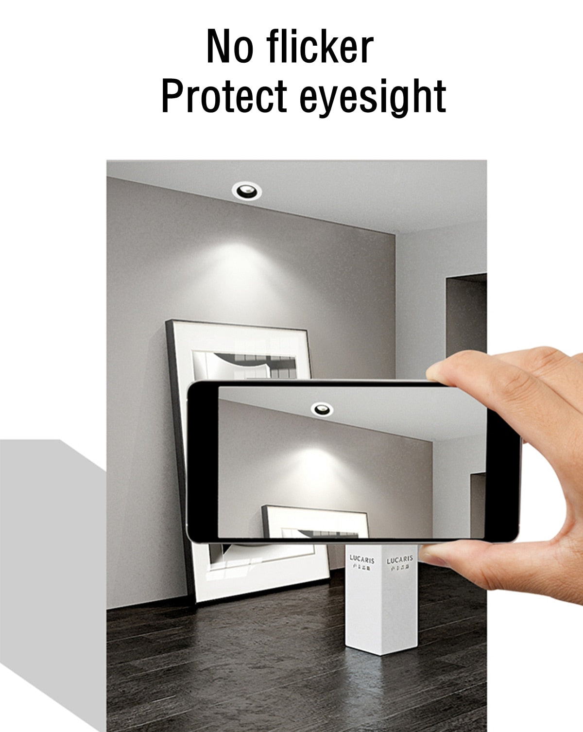 High CRI Deep Anti-glare Led Downlight Narrow Embedded Ultra-thin 9W 12W 18W 24W Led Ceiling Spotlight Aluminum Downlights