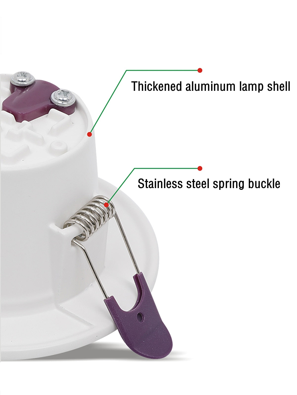 High CRI Deep Anti-glare Led Downlight Narrow Embedded Ultra-thin 9W 12W 18W 24W Led Ceiling Spotlight Aluminum Downlights