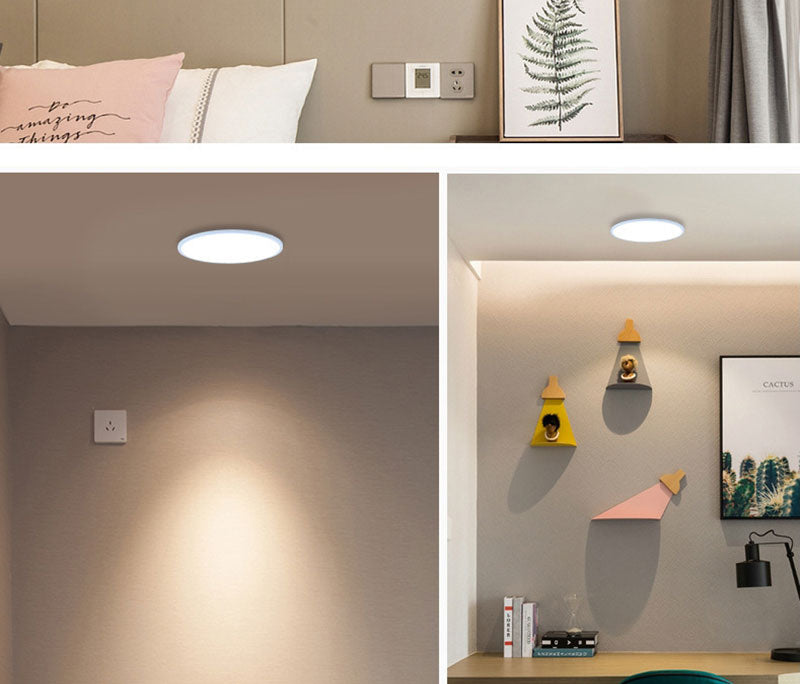 QIUBOSS LED Panel Lights 220V Led Recessed Downlight Ultra-thin Ceiling Lamps 5W 8W 30W Lighting Light 6000K for Bedroom Kitchen