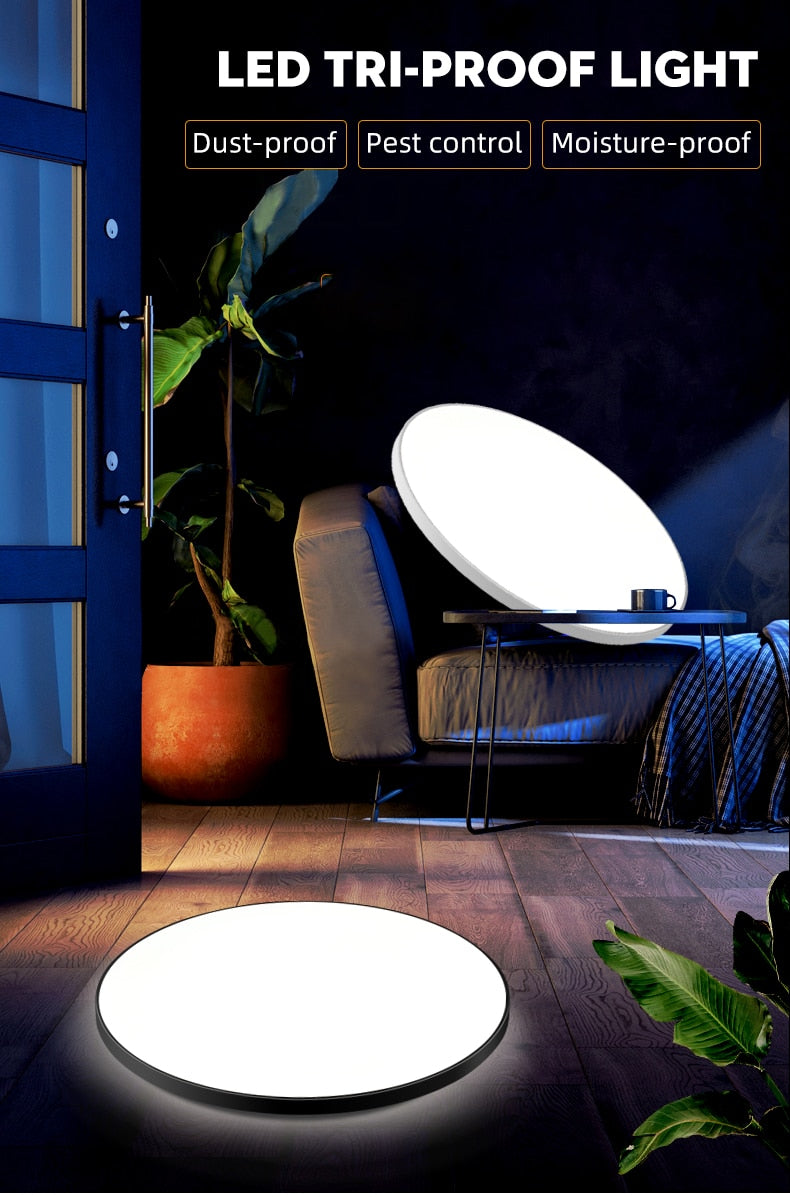 Ultra Thin LED Ceiling Lights For Living Room Modern Surface Mounted Led Panel Ceiling Lamps For Room Bedroom Lighting Fixture