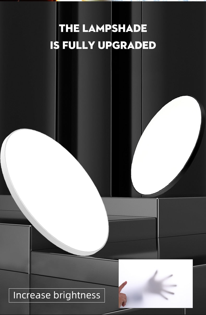 Ultra Thin LED Ceiling Lights For Living Room Modern Surface Mounted Led Panel Ceiling Lamps For Room Bedroom Lighting Fixture