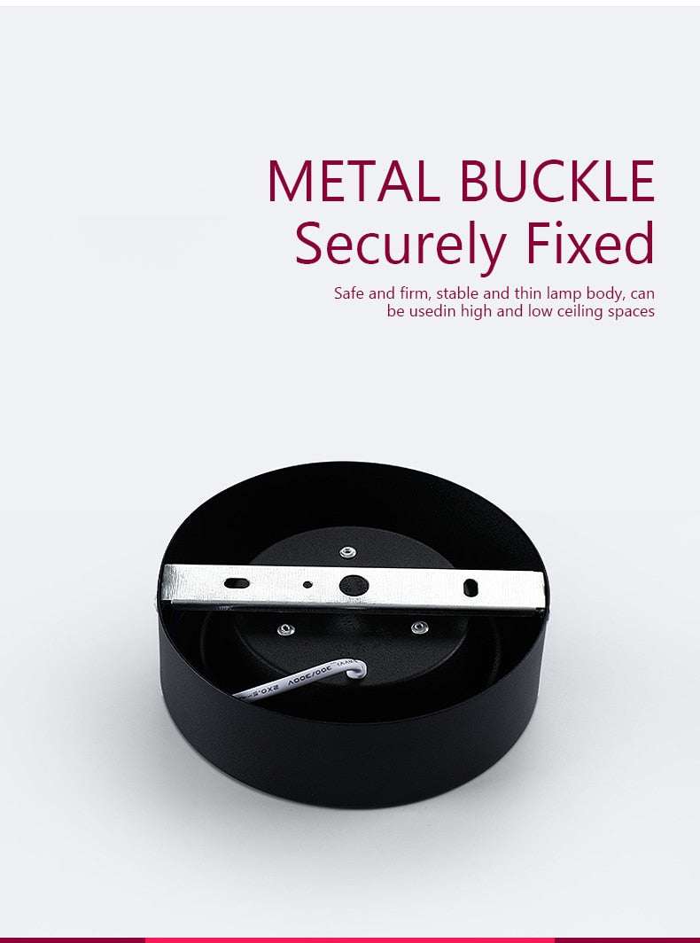 LED Downlight Surface Mounted Spot Ceiling Lamp 15W 18W 24W 12W 9W 7W 5W Ultra Thin Bedroom Living Room Lighting 220V