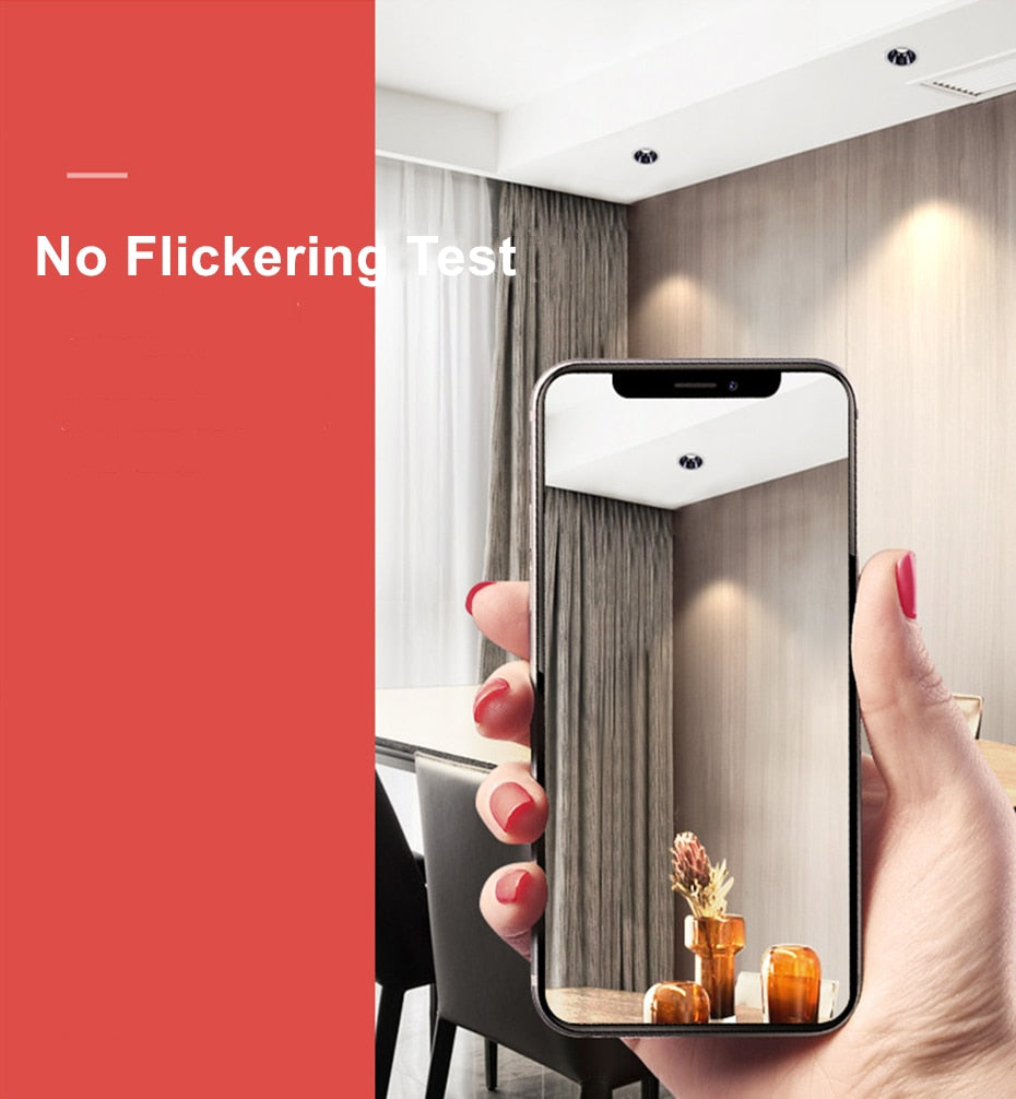 Frame Changeable LED Downlights Anti Galre Square Ceiling Spot Lights 7W 12W 15W 20W for Kitchen Bedroom Living room AC110V 220V