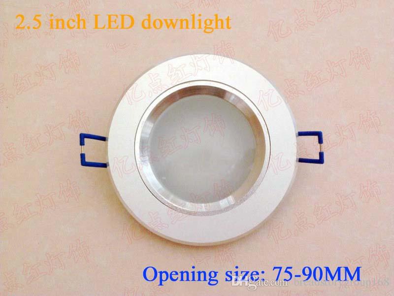 Household LED Downlight 6 4 3 2.5 Inch Living Room LED Energy Saving Lamp Hotel Supermarket Hospital Lighting Fixture