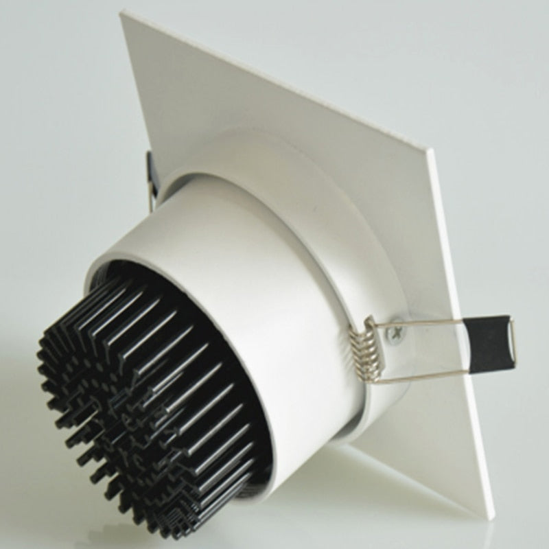 Recessed Square Dimmable LED Downlights 7W 9W 12W COB LED Ceiling Lamp AC85-265V Warm/Cold White LED Spot Lights Indoor Lighting