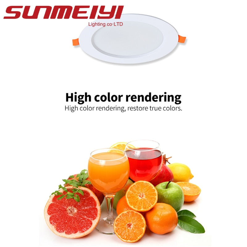 Led Downlight Recessed Indoor Led Ceiling Lamp 7W 9W 12W 15W AC220V Led Spot Lamp For Living Room Foyer Bar Counter Office