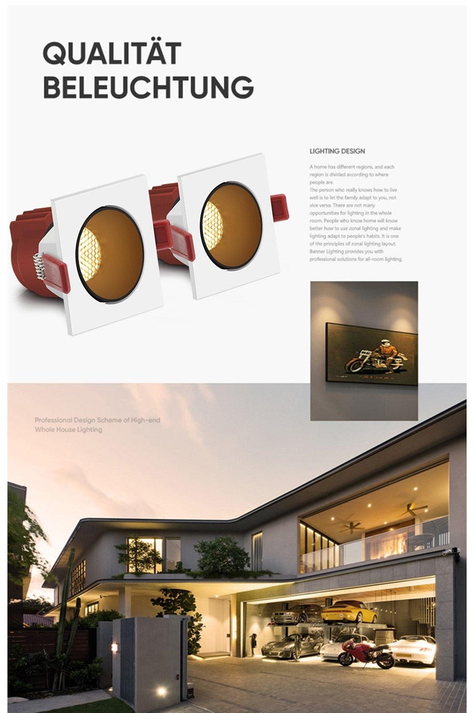 Dimmable Square Led Downlight Ceiling Spot Light 7w 15w 24w COB Ceiling Recessed Downlight AC85-265V Recessed Indoor Lightings