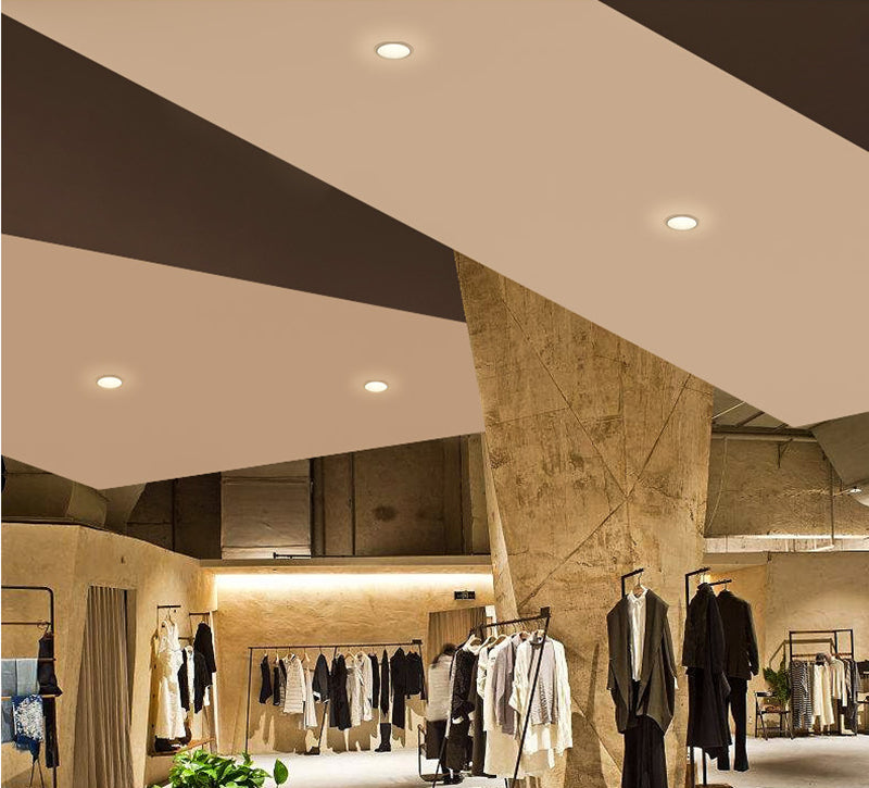 LED Recessed Anti Glare COB Downlights 7W/10W/12W /18W LED Ceiling Spot Lights AC85~265V Background Lamps Indoor Lighting